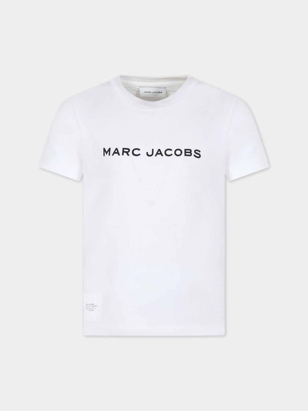 White t-shirt for kids with logo print